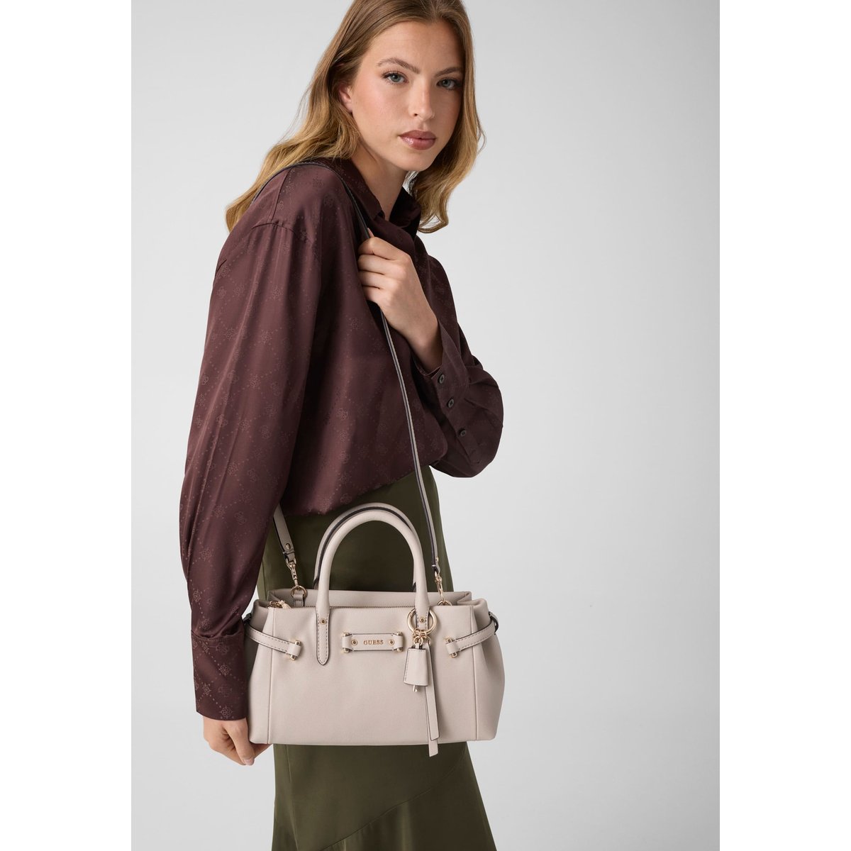 Sac À Main Dorothy crème, GUESS