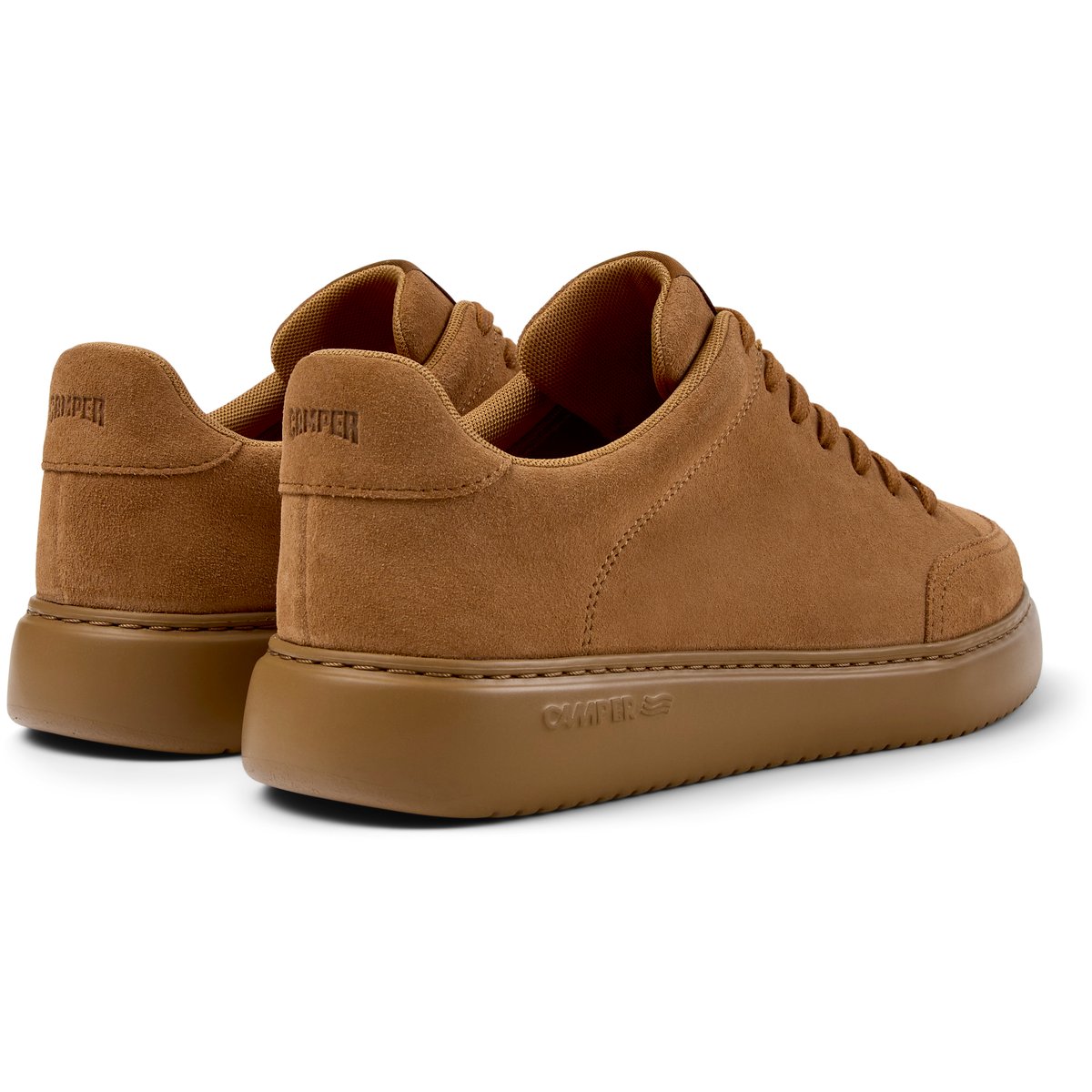 Baskets Cuir RUNNER K21 marron moyen, CAMPER