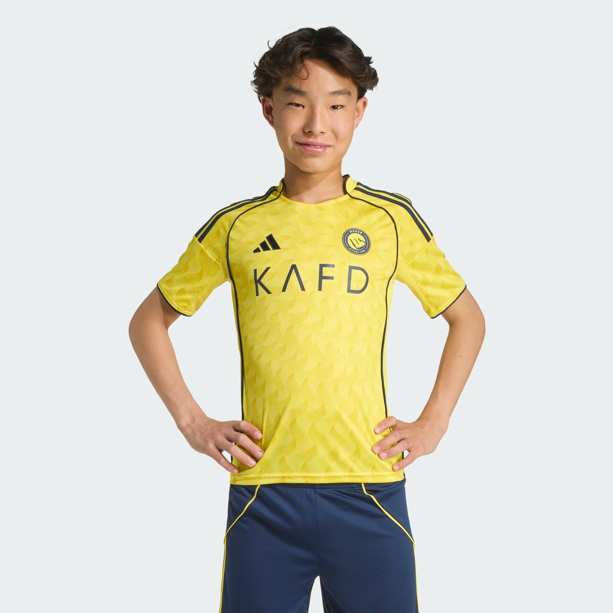 Maillot Domicile Al Nassr Fc 25/26 Maillot Domicile Al Nassr Fc 25/26 impact yellow / night indigo, adidas Performance
