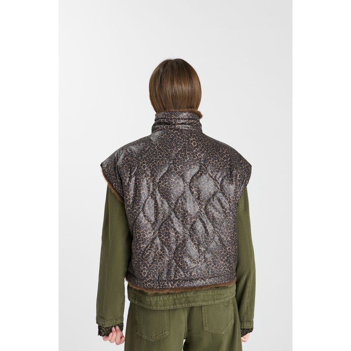 Veste sans manches FAUVE bear, LE TEMPS DES CERISES