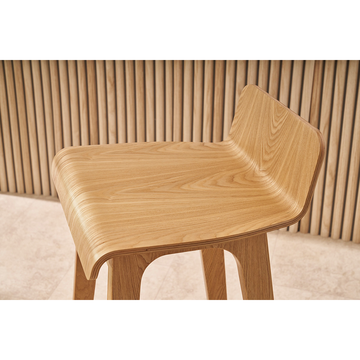 Tabourets de bar scandinaves H75 cm (lot de 2) BALTIK naturel, MILIBOO