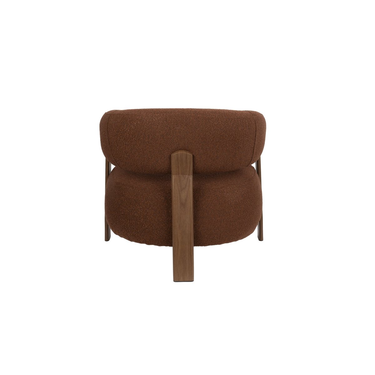 Fauteuil design en tissu, bohème, ROBYN marron, BOITE A DESIGN