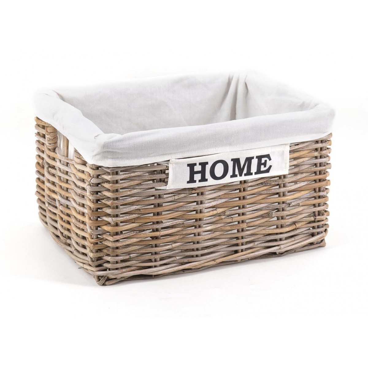 Panier rotin marron, DECORATION D’AUTREFOIS