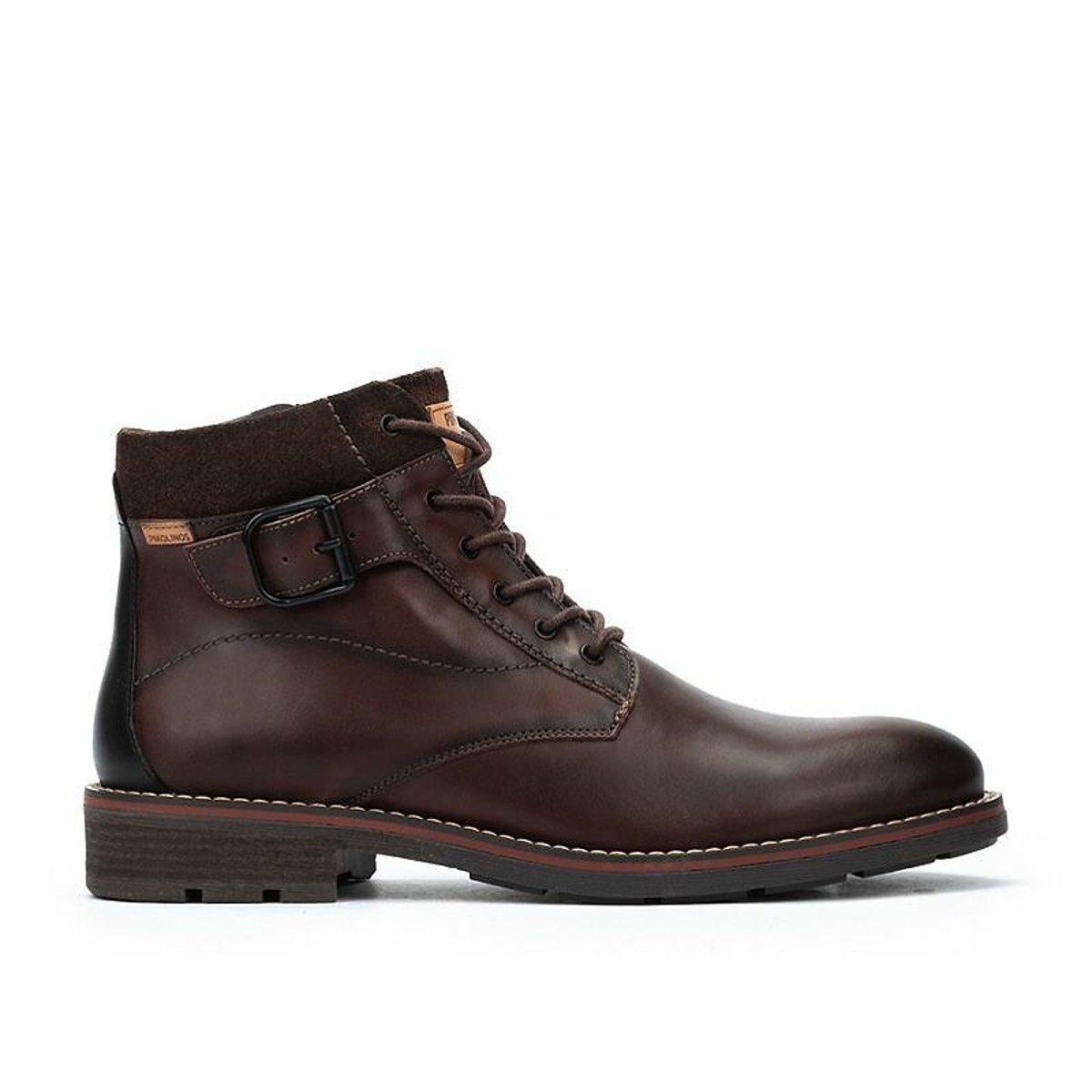 York Lace-Up Ankle Boots in Leather brown, PIKOLINOS