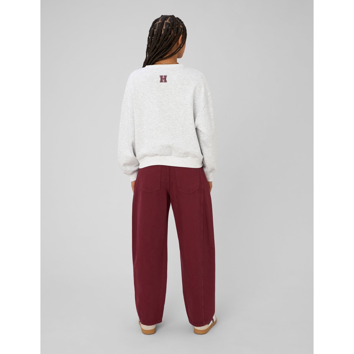 Sweat licence harvard gris clair, BZB