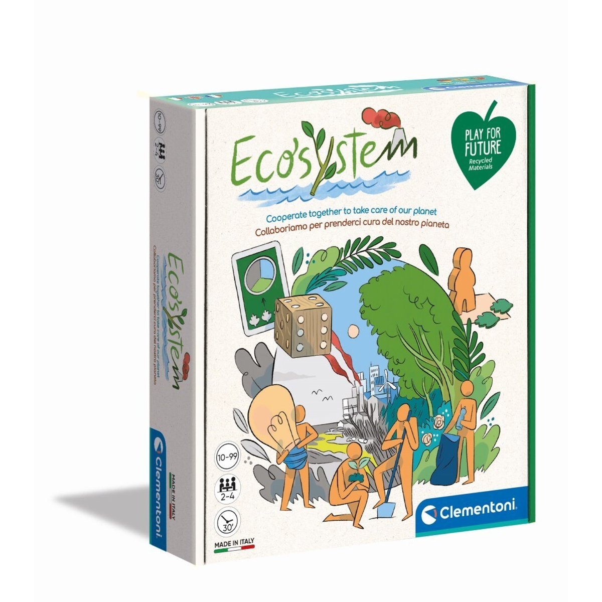 L'écosystème - 100% recyclé couleur unique, CLEMENTONI