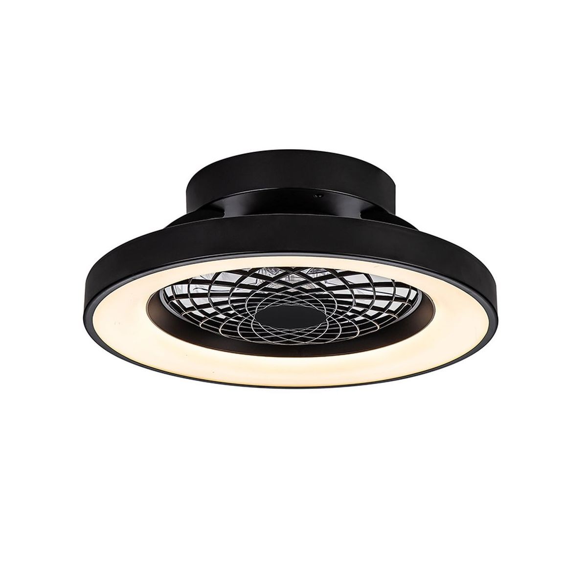 Ventilateur plafond avec lumière TIBET noir - noir, MANTRA