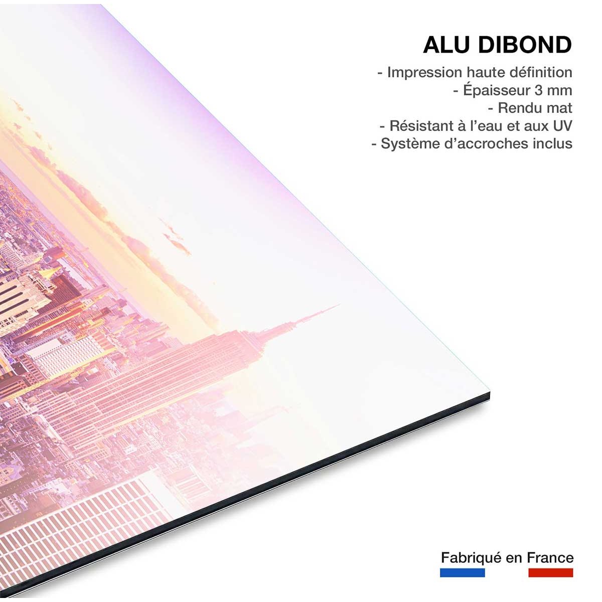 Tableau new york pastel tableau alu dibond, HEXOA