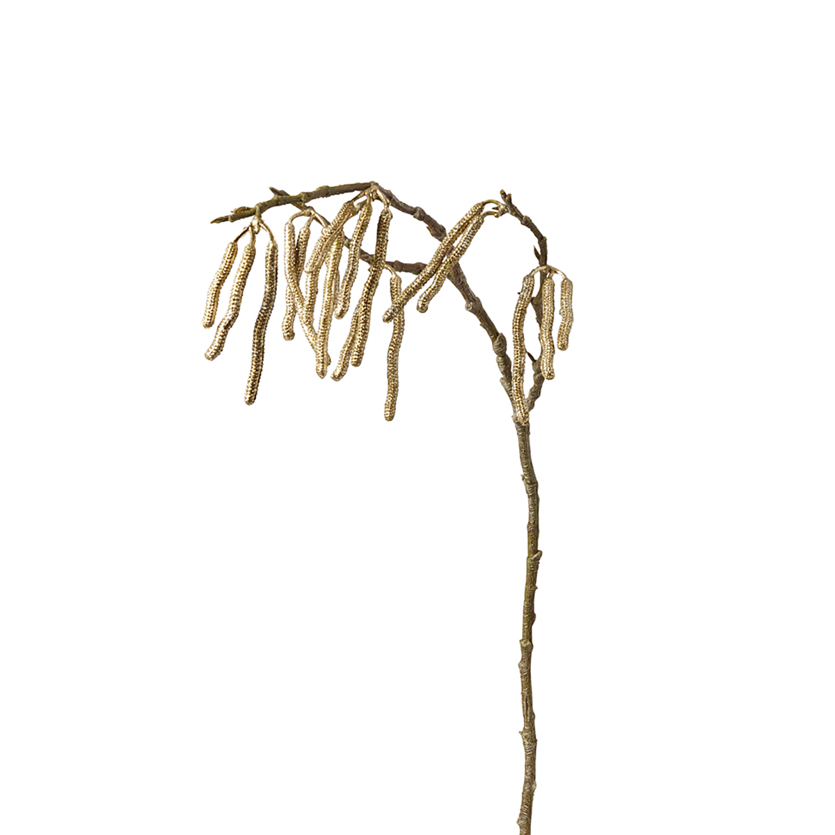 Branche métallique tombante artificielle H67 doré, SIA DECO