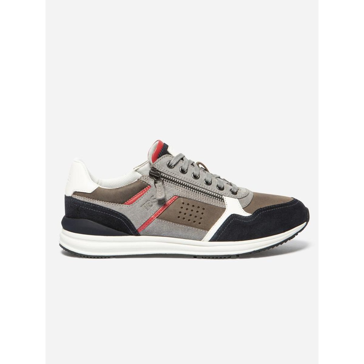 Baskets zippées STEVANE gris / navy, TBS