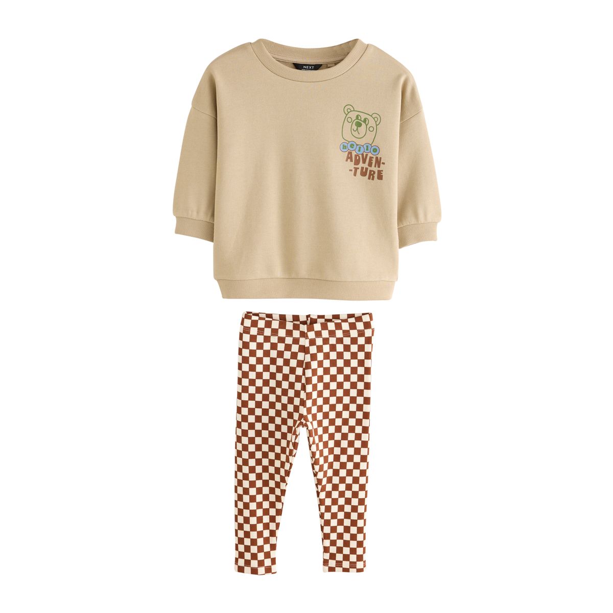 Ensemble sweat et legging, 2 pièces naturel, NEXT