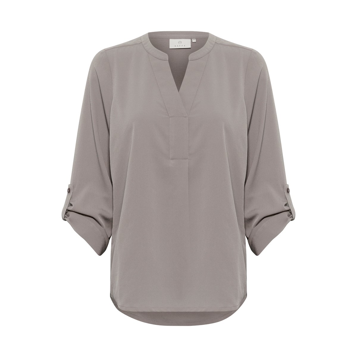 Short sleeved blouse gris steeple gray, KAFFE