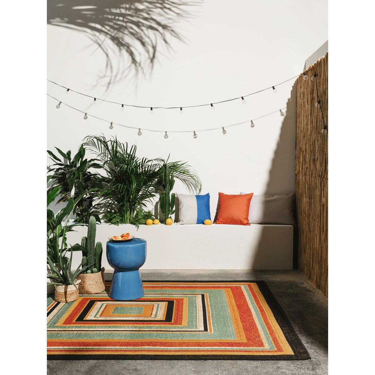 Tapis d'extérieur & intérieur RIA multicouleur, BENUTA 