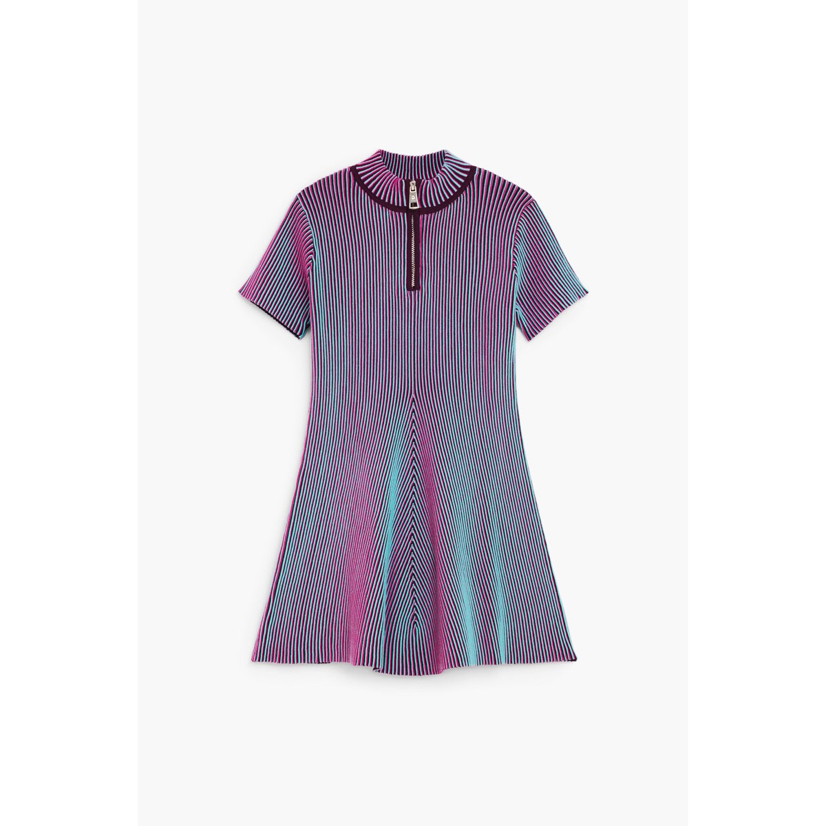 Robe à col montant rouge, DESIGUAL