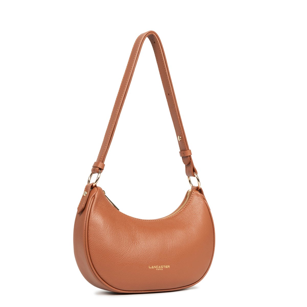 Petit sac besace MILANO ARIA camel, LANCASTER