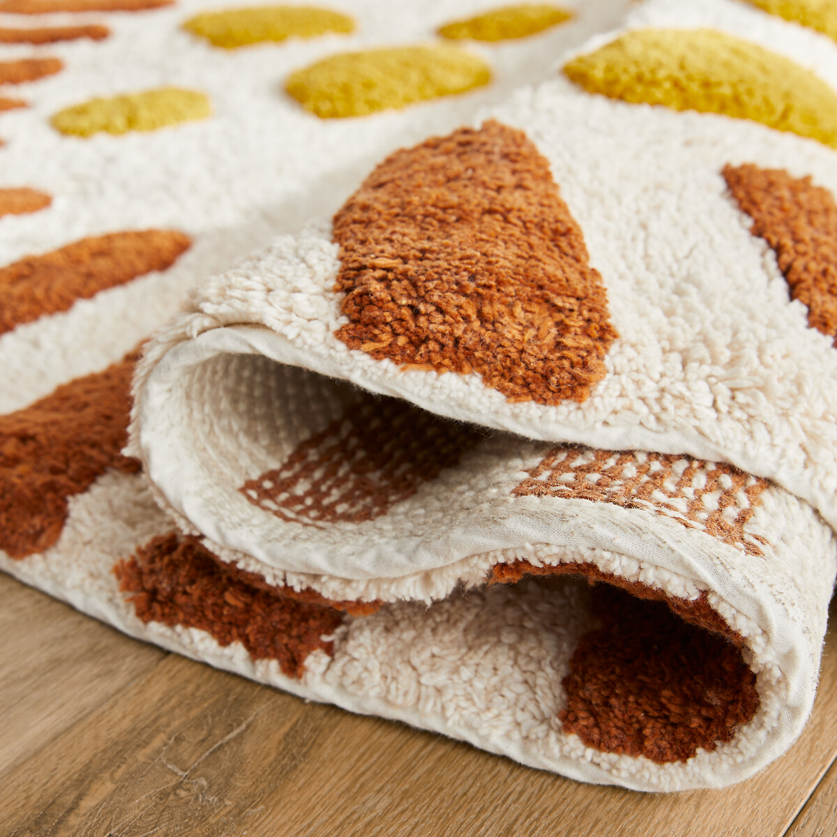 Tapis enfant rond coton biologique, Aarav multicolore, AM.PM
