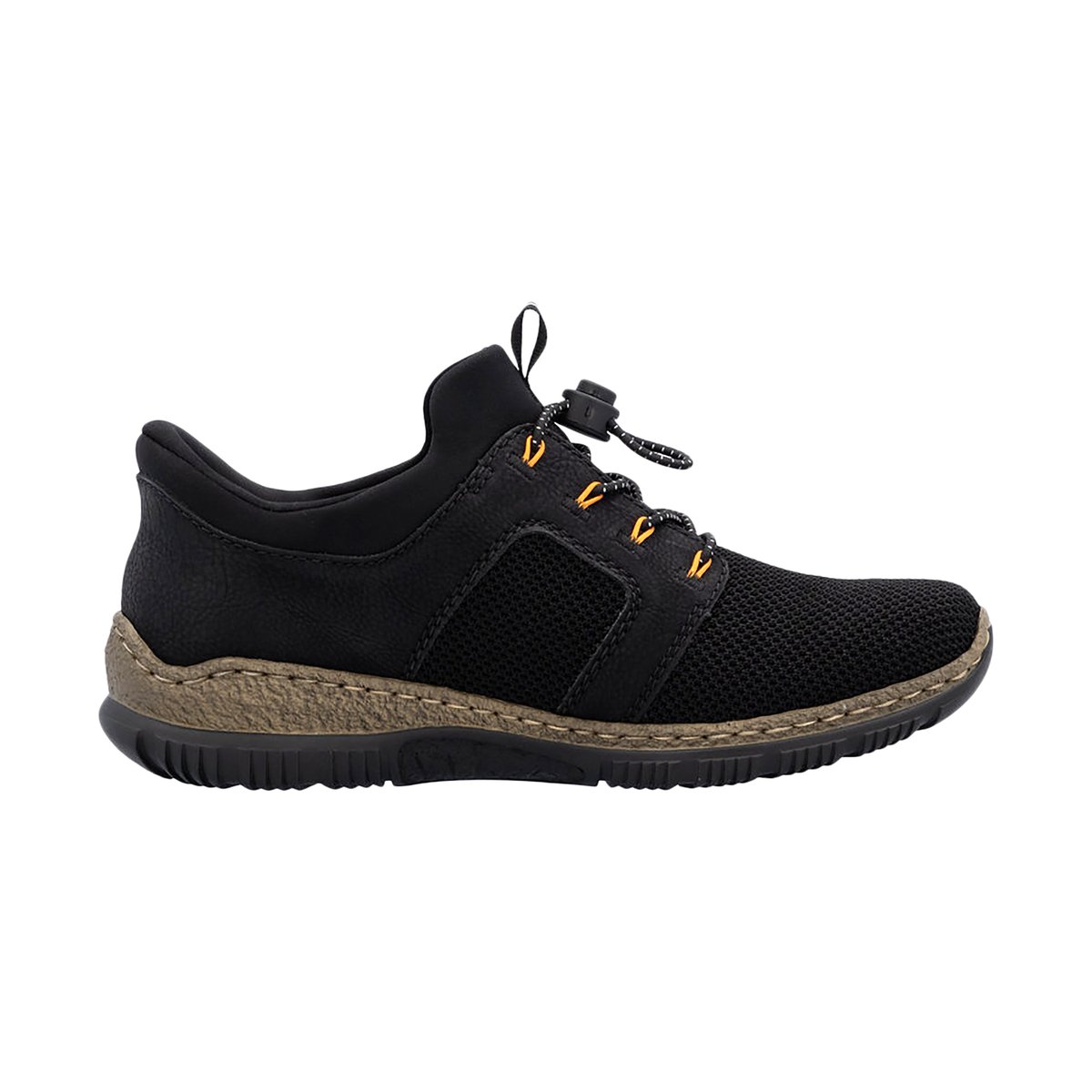 Basket à Lacets Namur noir, RIEKER