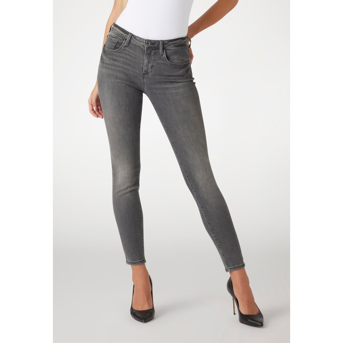 Jean Skinny Annette gris, GUESS