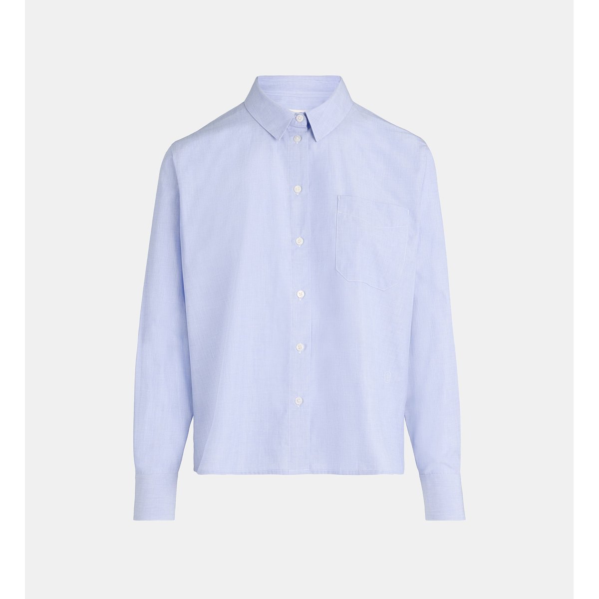 Chemise droite odelaide coton bio bleu, JODHPUR
