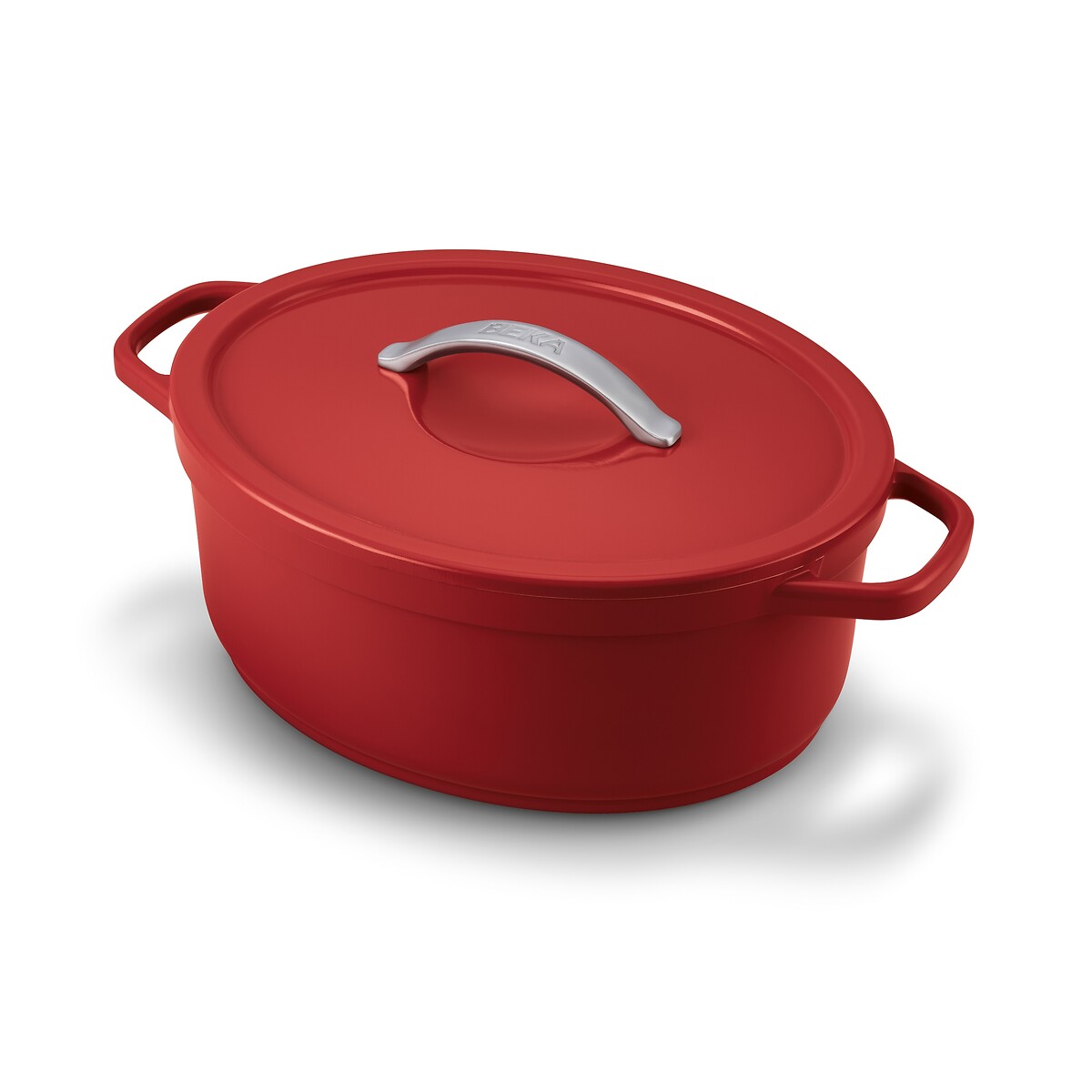 Cocotte plume ovale rouge, BEKA