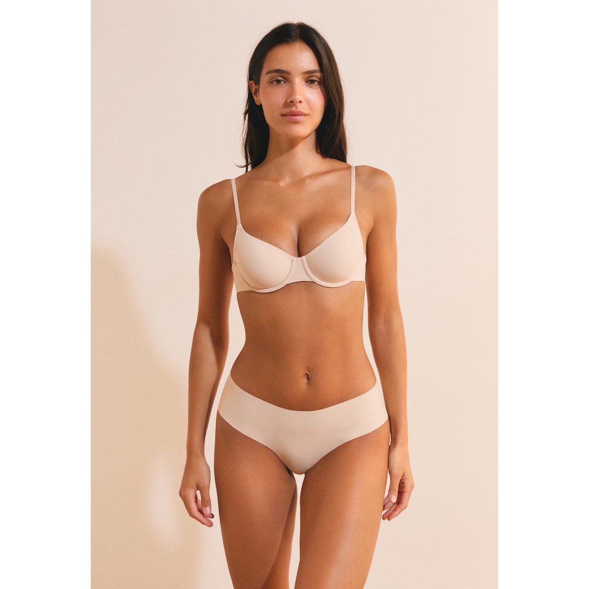 Soutien-gorge corbeille en microfibre PURE FIT lin, ETAM