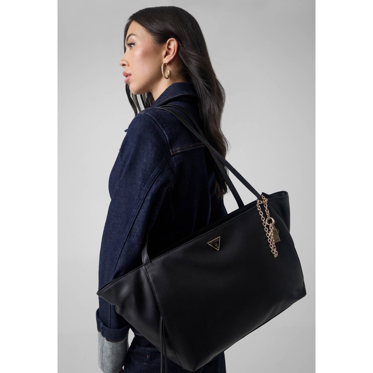 Sac Tote Devon noir, GUESS