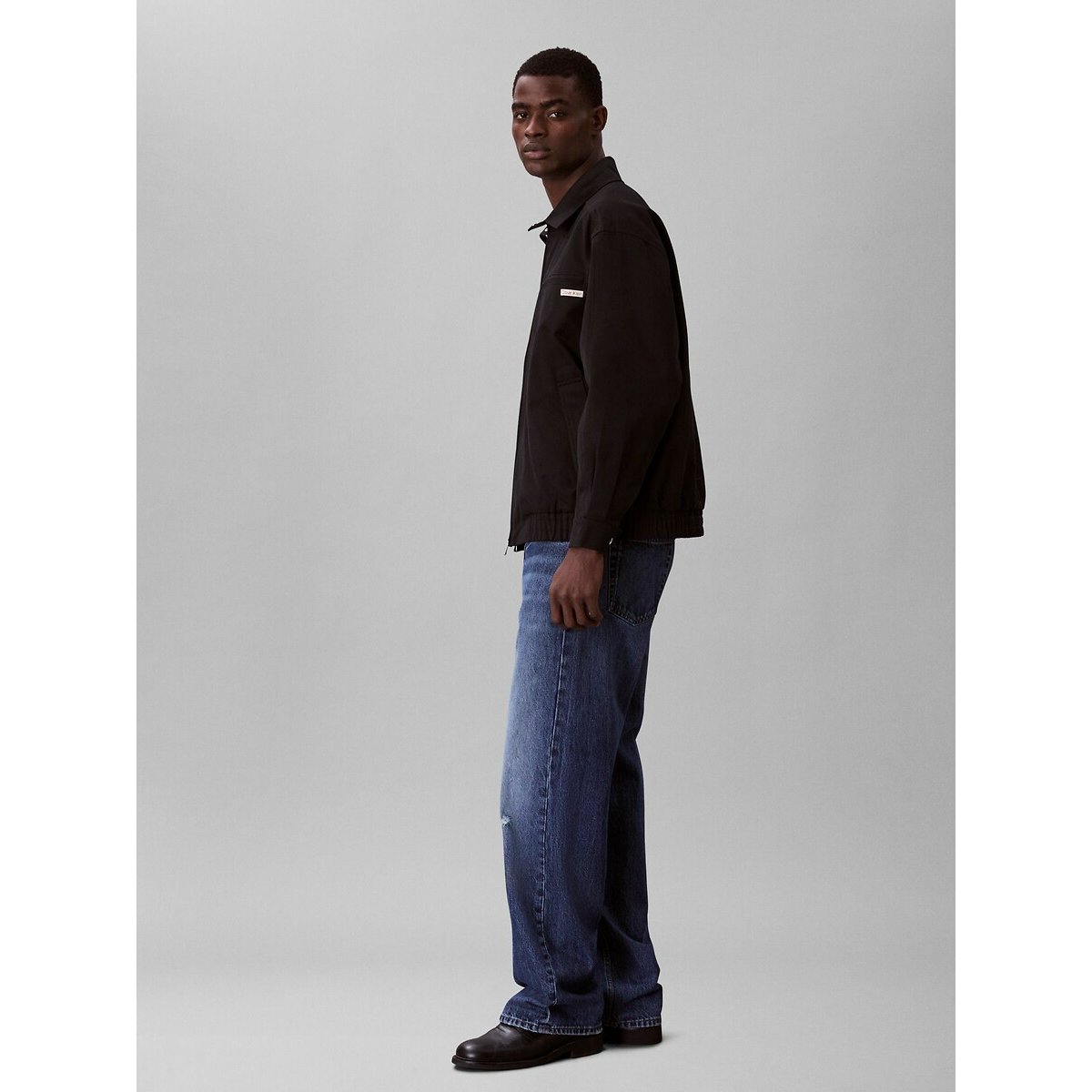 Blouson zippé noir, CALVIN KLEIN JEANS