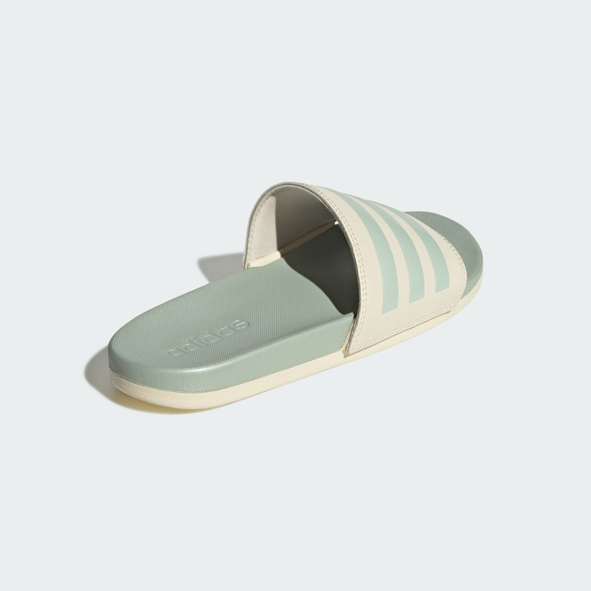 Claquettes Adilette Comfort wonder white / linen green met. / linen green met., ADIDAS SPORTSWEAR