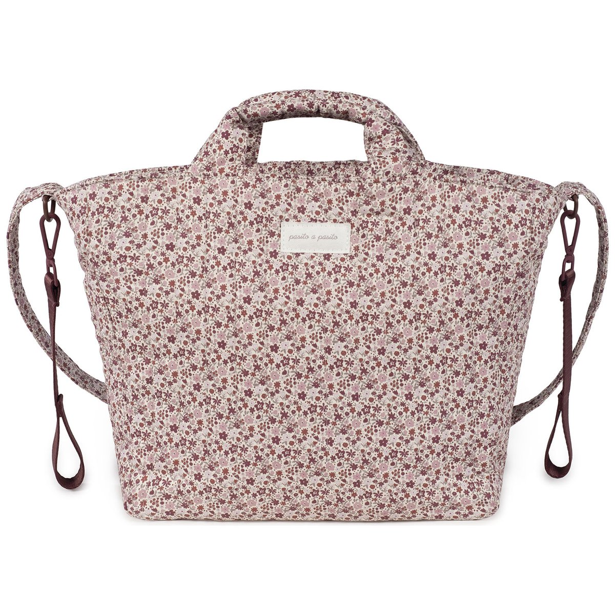 Sac à langer Cherry Fleurs cerise, PASITO A PASITO
