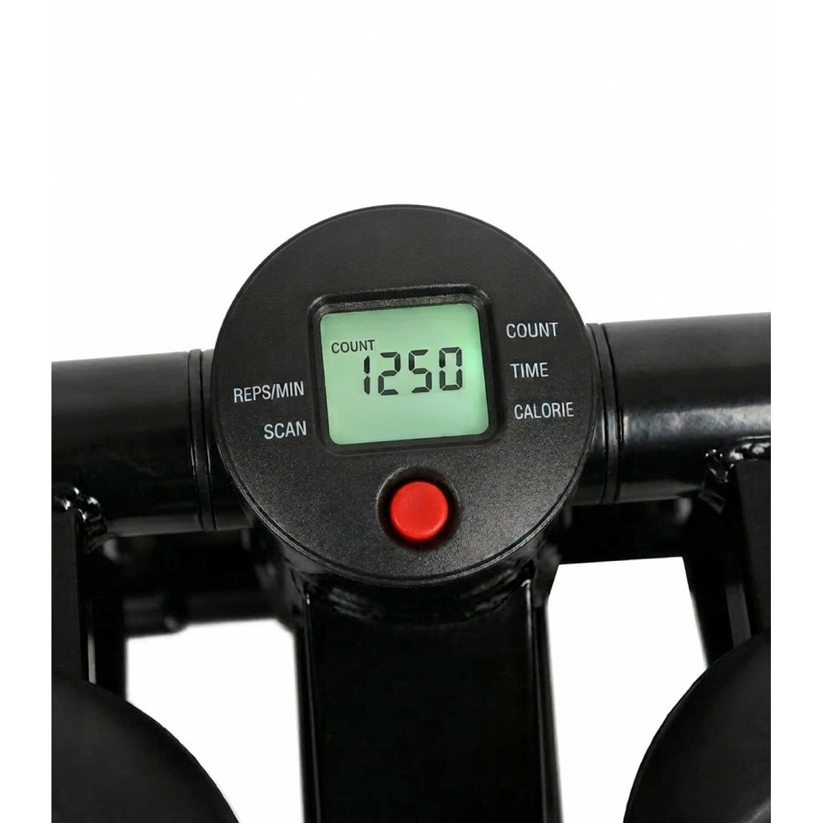 Mini stepper avec compteur et bandes de résistance - CARE - SM-842 noir, CARE FITNESS
