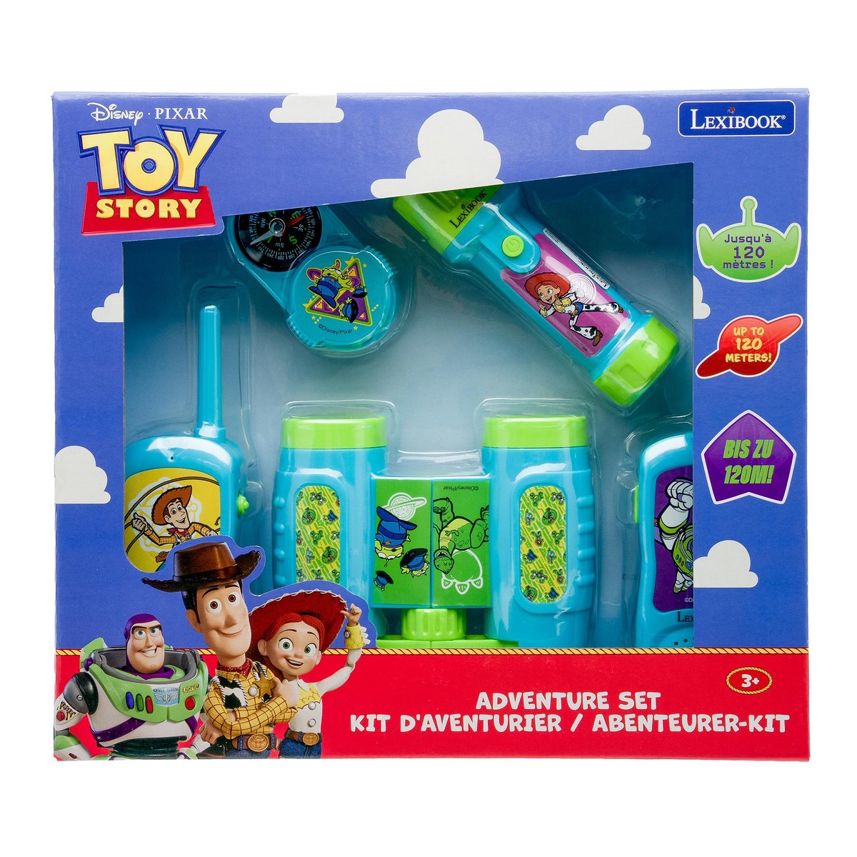 Kit d’aventurier Toy Story vert, LEXIBOOK