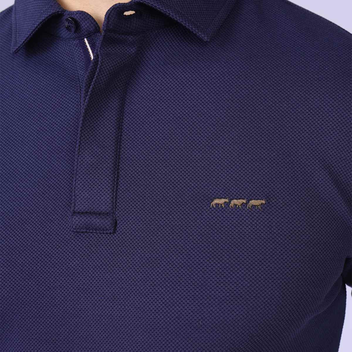 Polo Hachil bleu marine, MISE AU GREEN