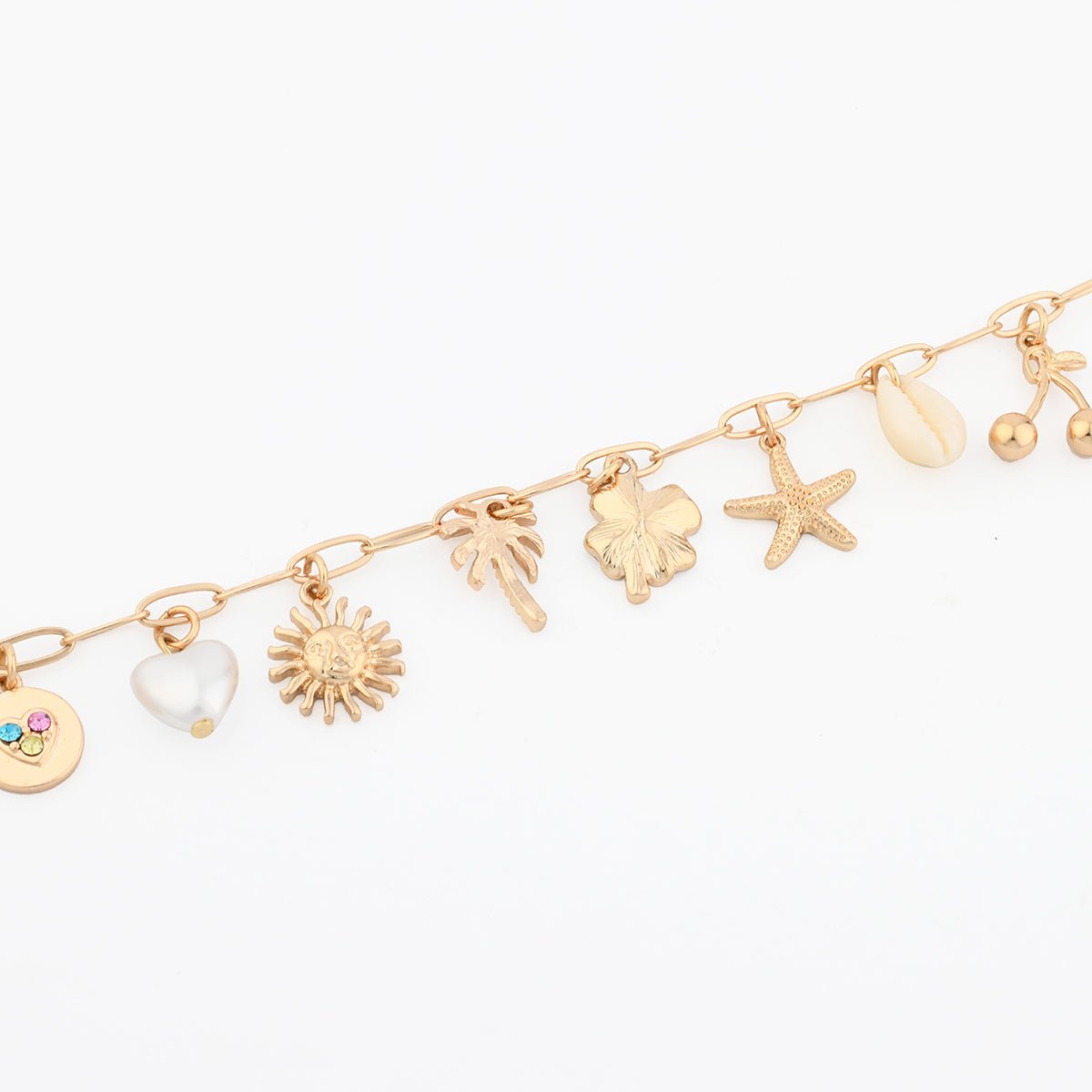 Bracelet chaine à charms doré, BALABOOSTE