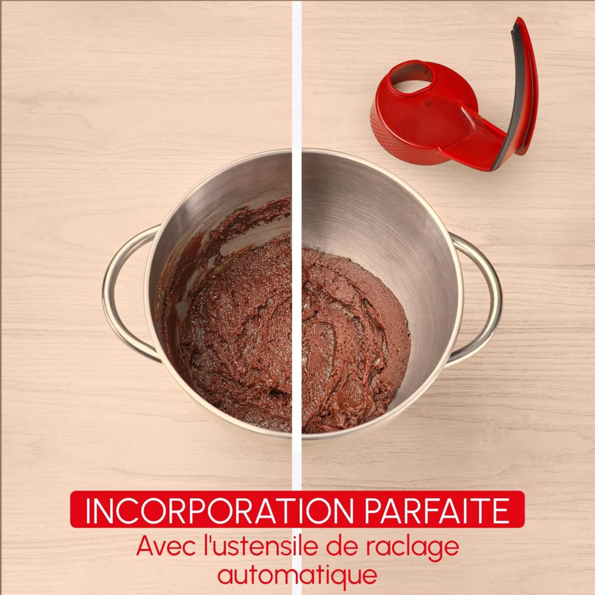 Robot pâtissier BAKE PARTNER + & ACC QA5458F1 couleur unique, MOULINEX