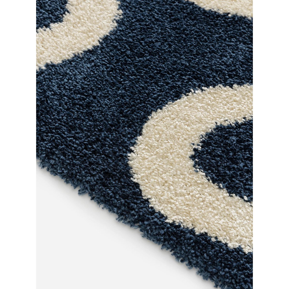 Tapis à poils longs LOUISE bleu, BENUTA 