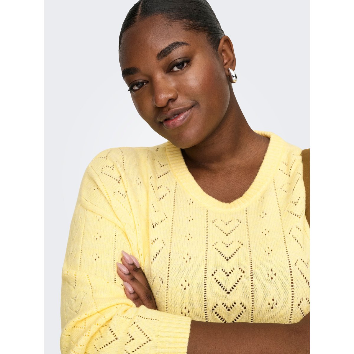 Pull En Maille sunlight, ONLY CARMAKOMA