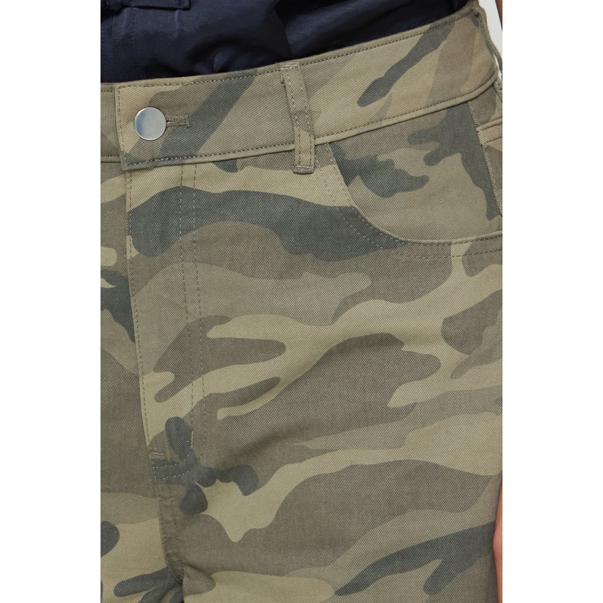 Pantalon décontracté camo green, ICHI