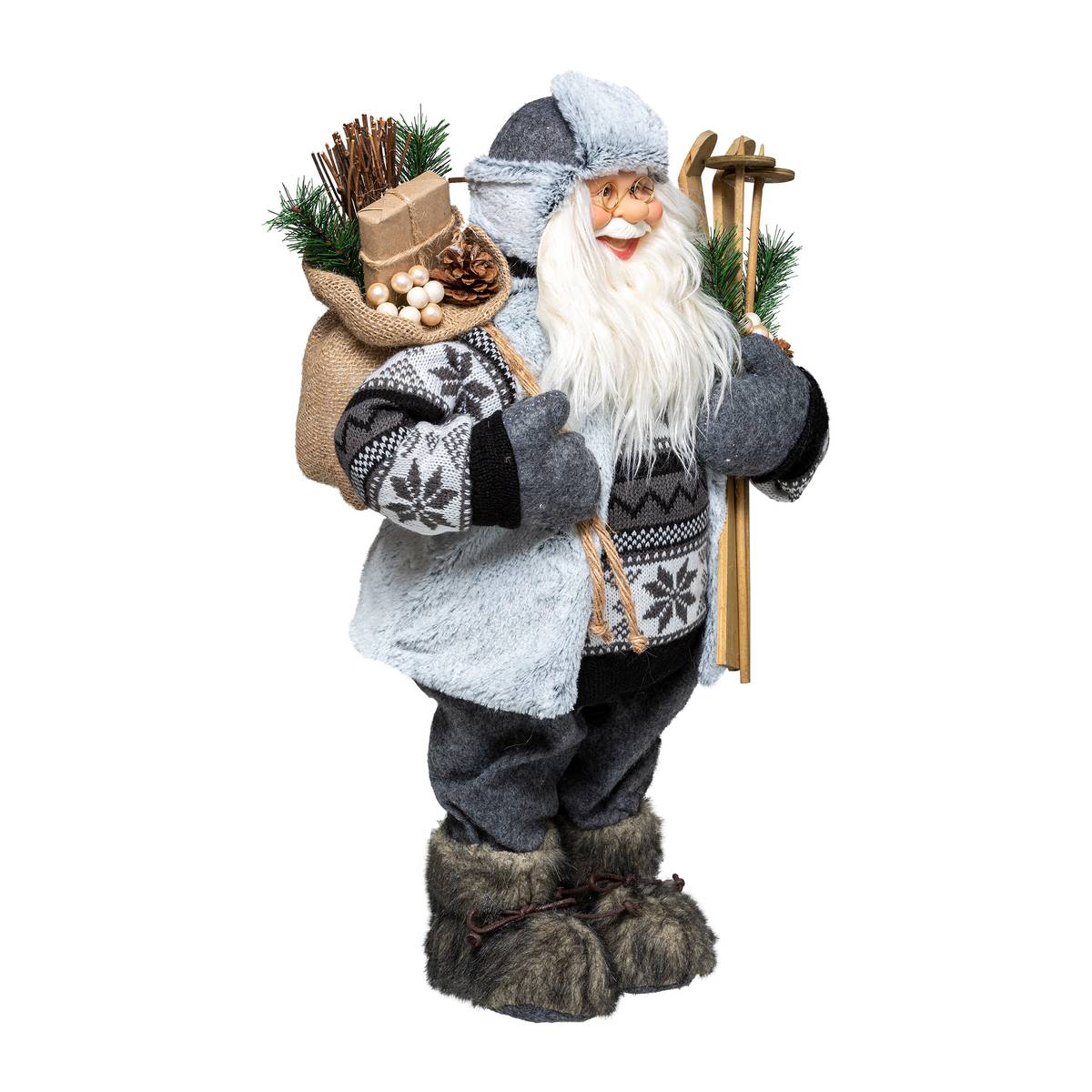 PERE NOEL PAPATISSIER 60CM grey, ATMOSPHERA