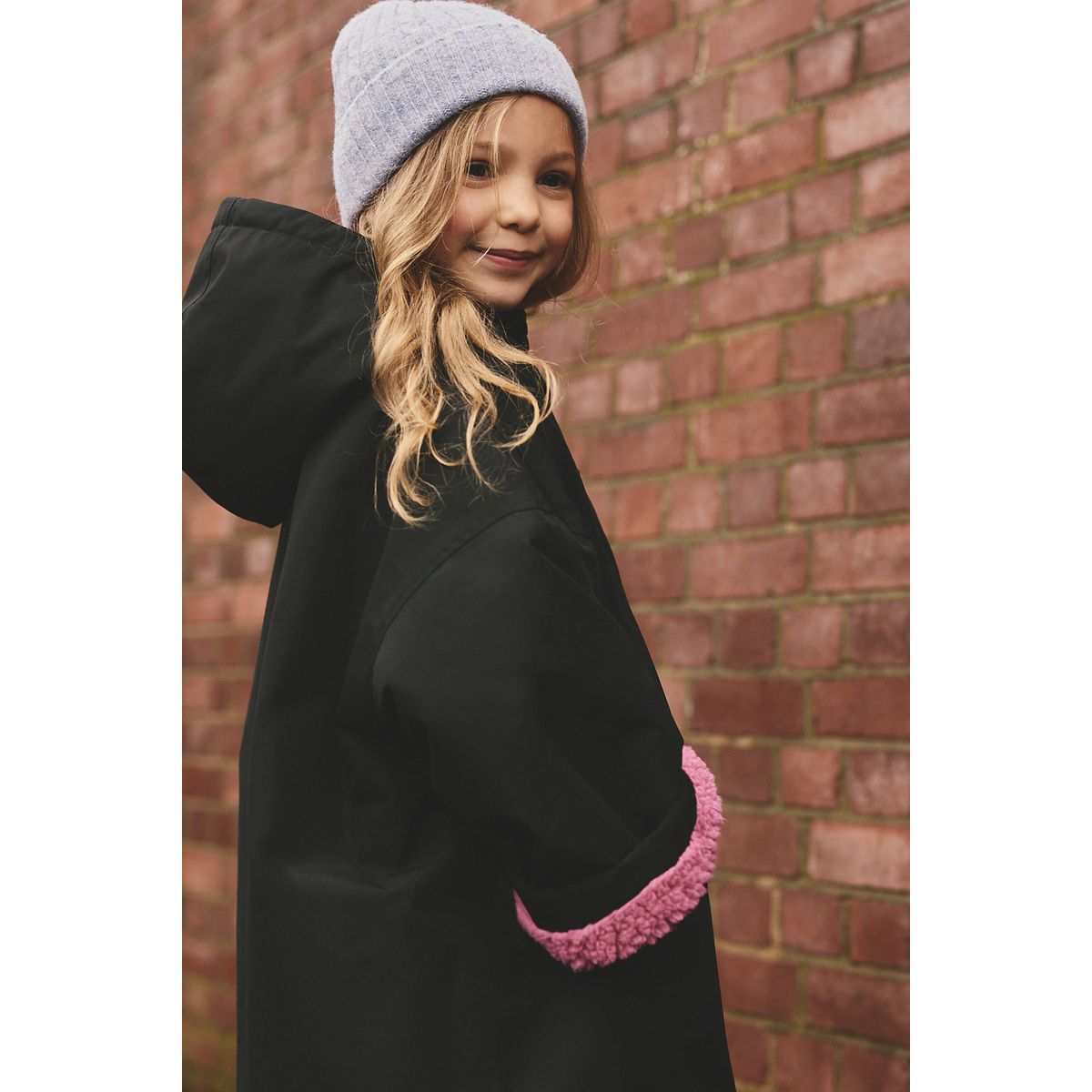 Peignoir imperméable noir, NEXT