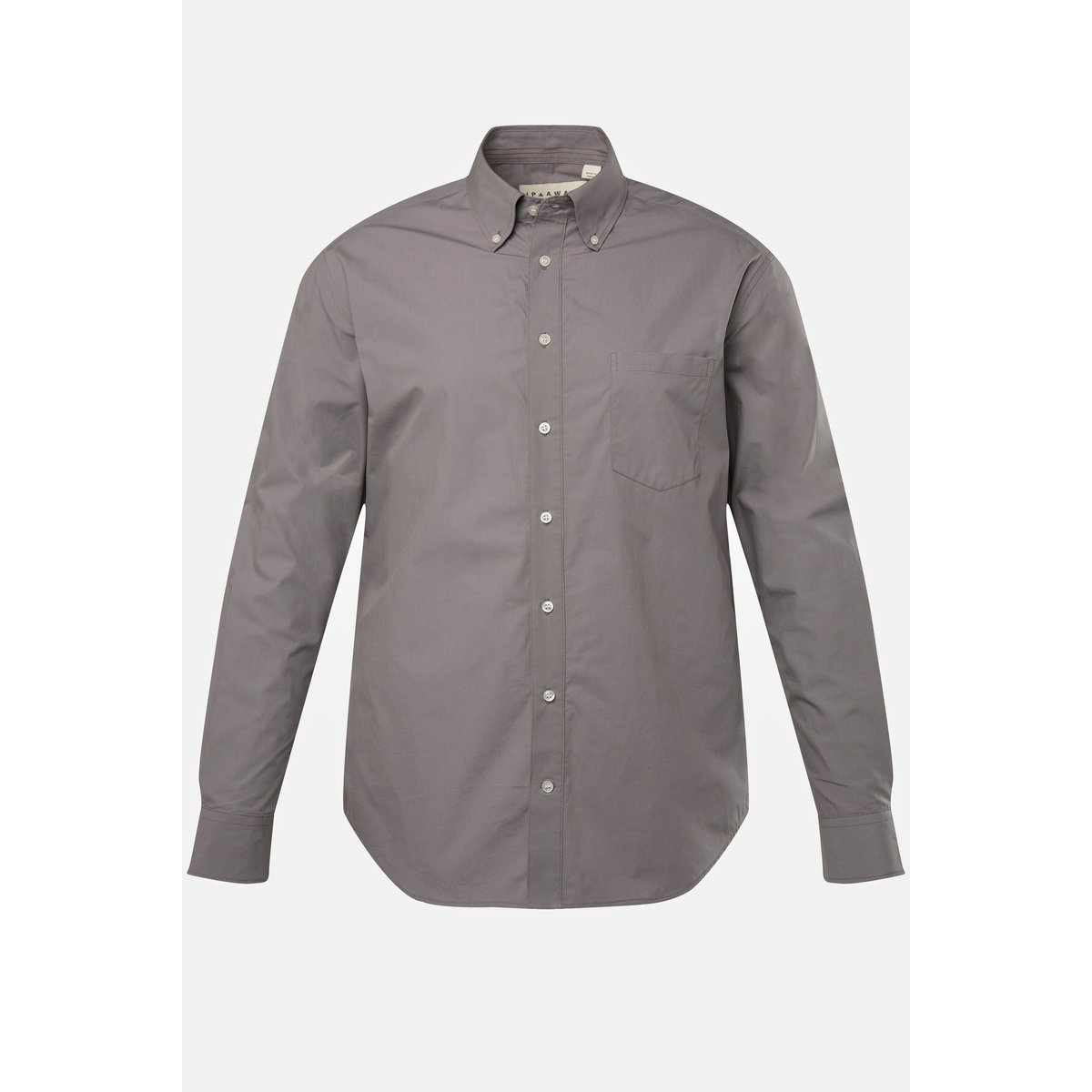 Chemise. Manches longues et col à pointes gris, JP1880
