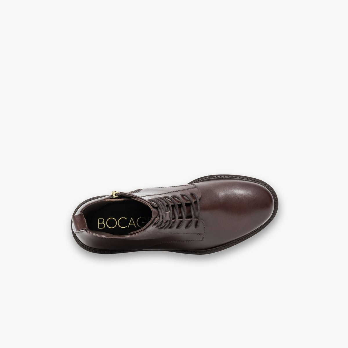 Boots À Talon en cuir KLARA marron chocolat, BOCAGE