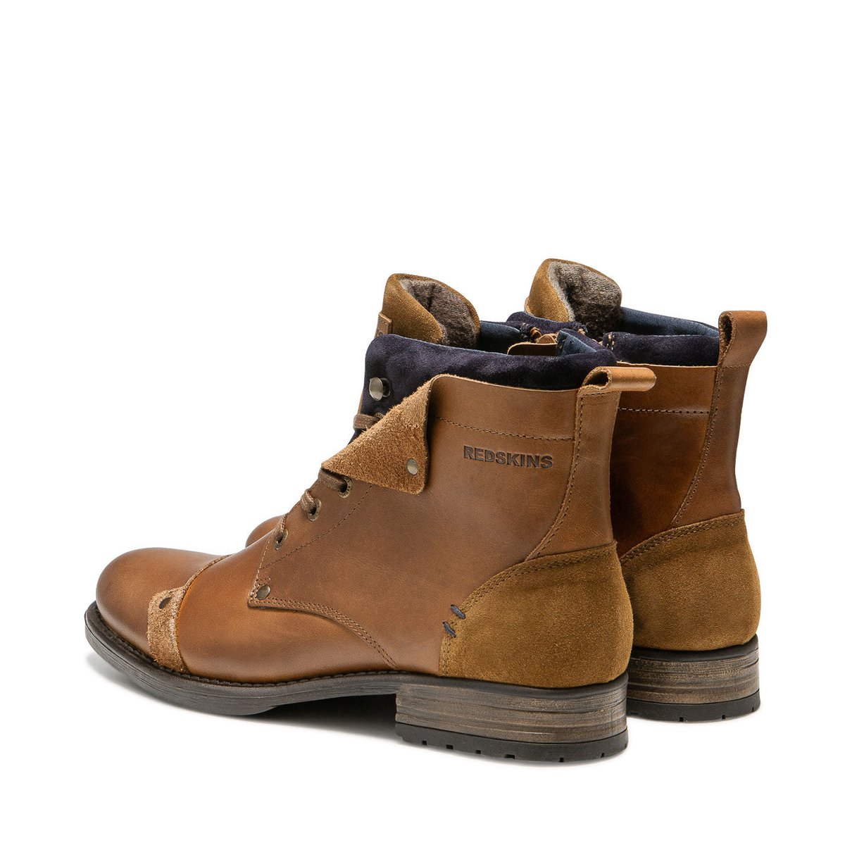 YEDOS NOIR cognac+marine, REDSKINS
