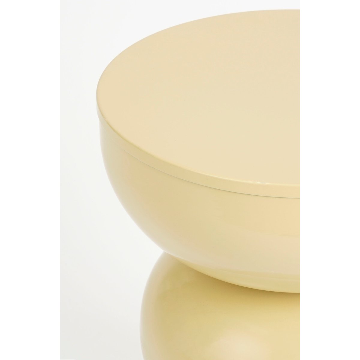 Table d'appoint LUNA beige, MICA DECORATIONS