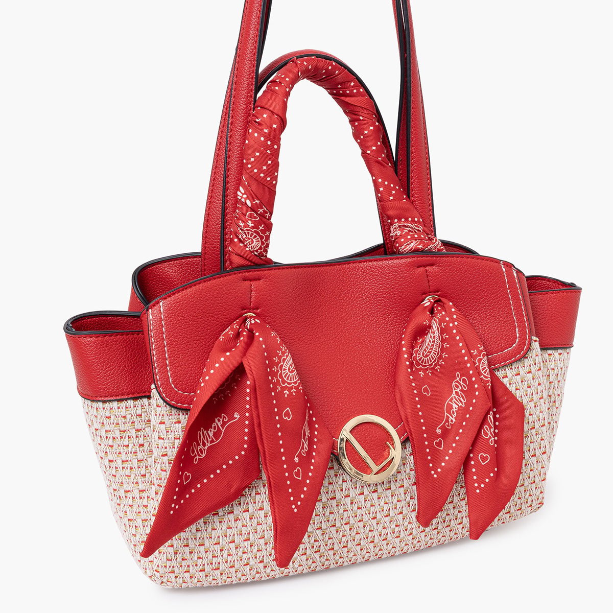 Sac shopper  Sade rouge, LOLLIPOPS