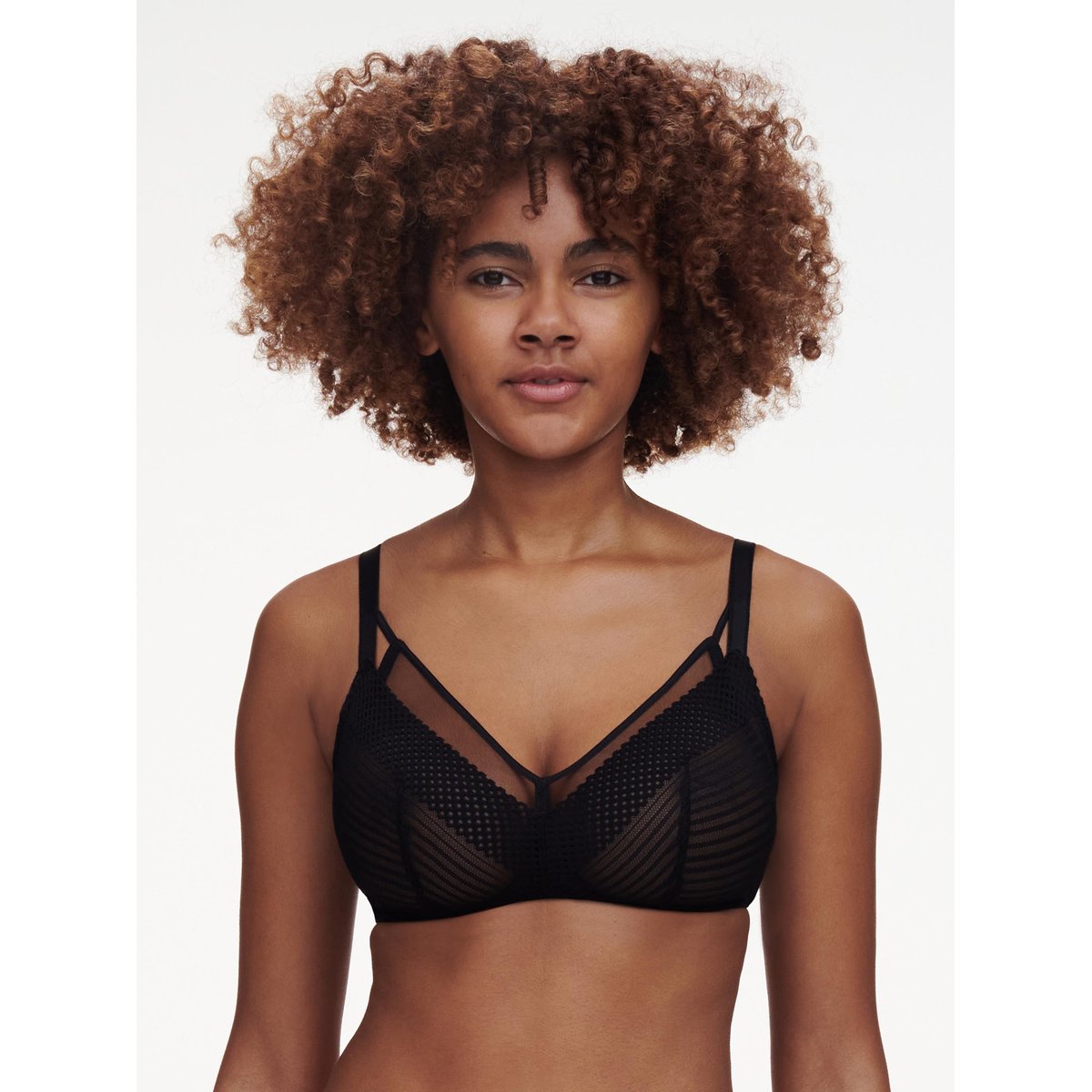 Soutien-gorge sans armature maintien PLAY noir, CHANTELLE PULP
