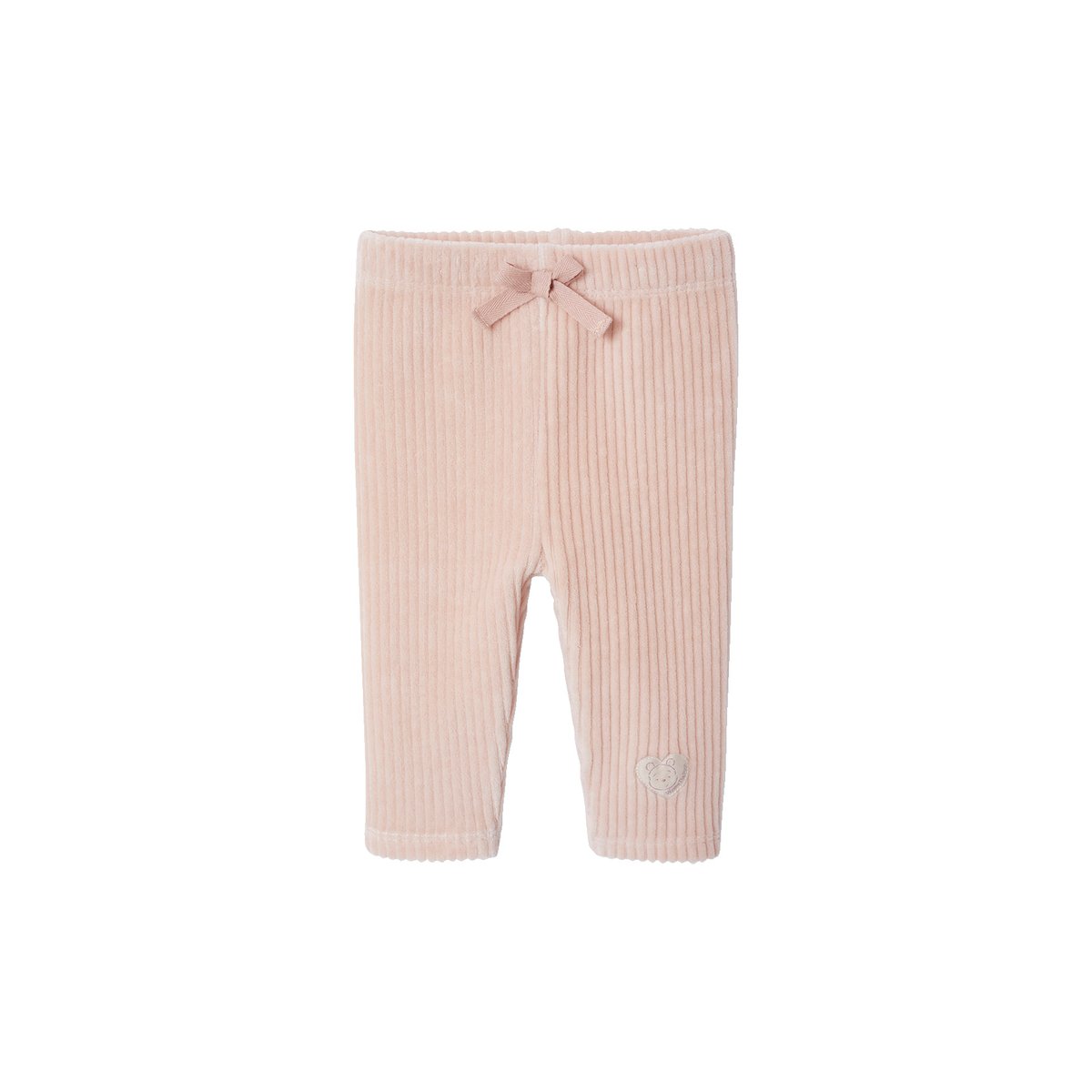 Ensemble Disney Winnie l'ourson sweat molleton + legging velours vanille/rose, VERTBAUDET