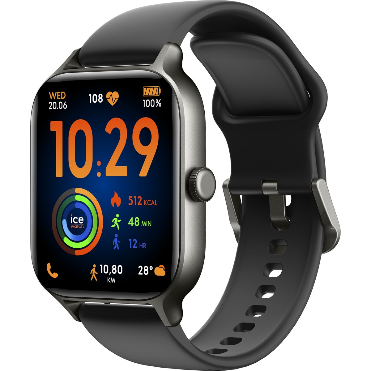 Montre connectée ICE FIT RT 3.0 noir noir, ICE-WATCH