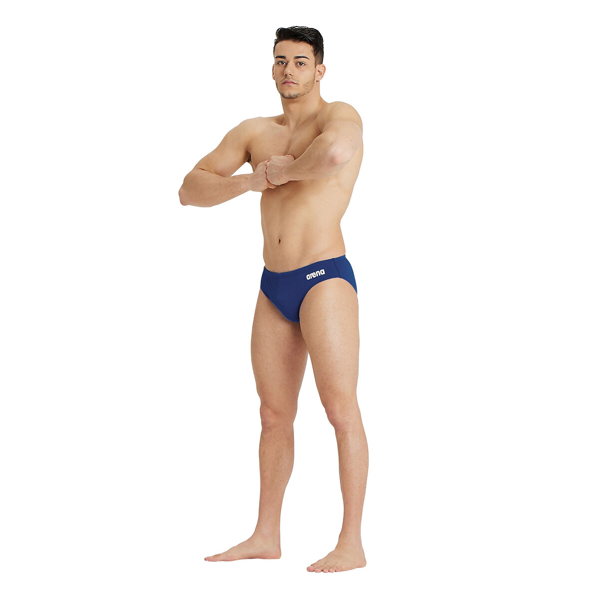 Slip de bain petit logo bleu marine, ARENA