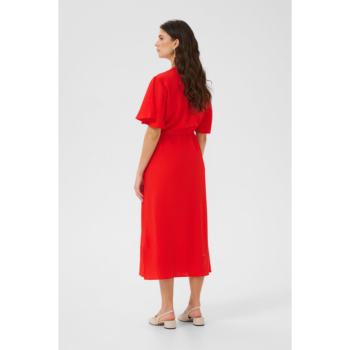 Robe rouge flame scarlet, CREAM