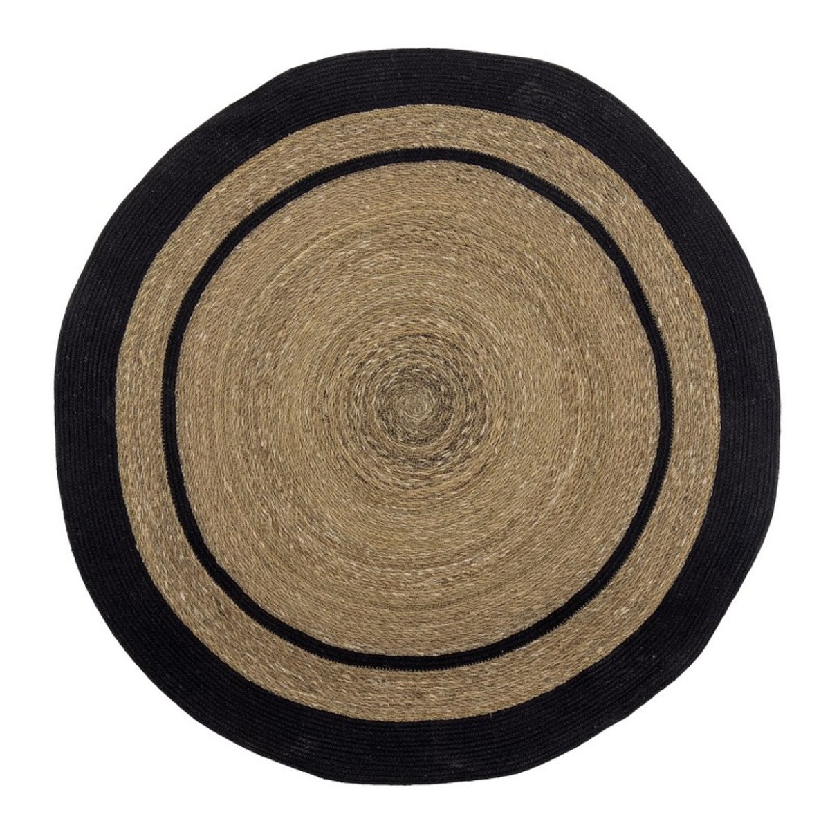 Tapis jonc de mer Lune noir, BLOOMINGVILLE